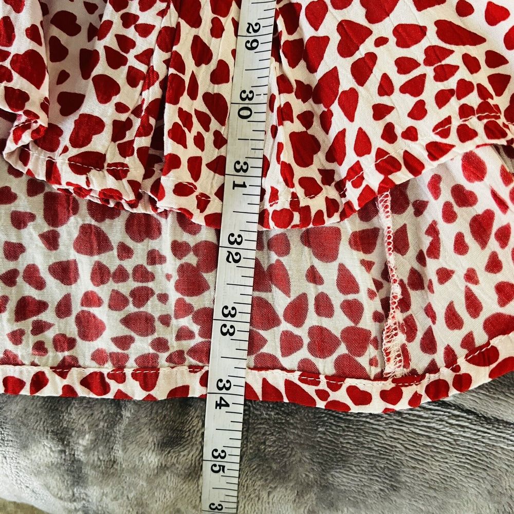Anthropologie Red and White Mini Dress - Picture 10 of 15